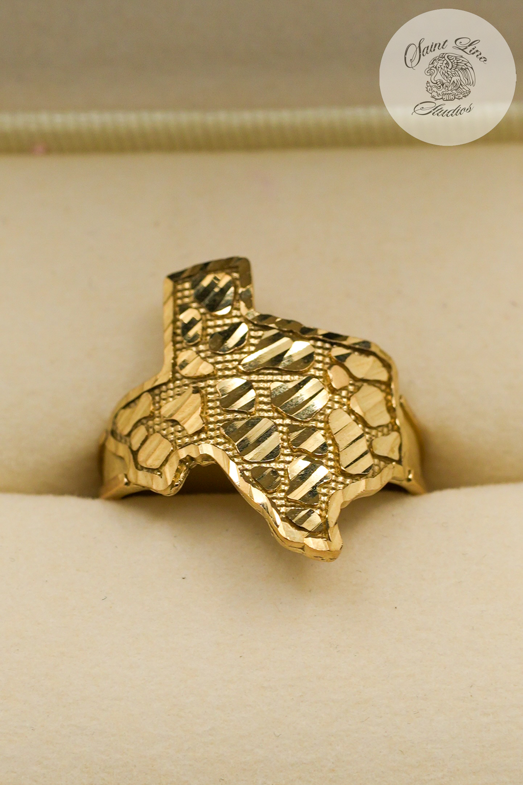 10k Texas Nugget Ring