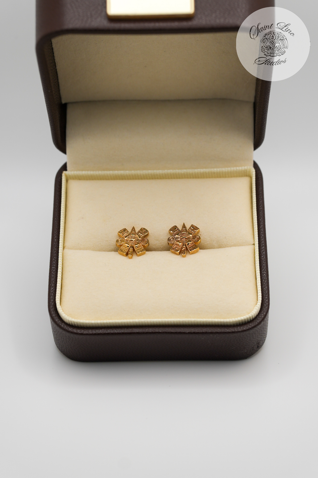 10k Gold Eye of Ollin Earrings