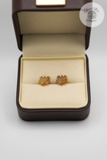 10k Gold Eye of Ollin Earrings