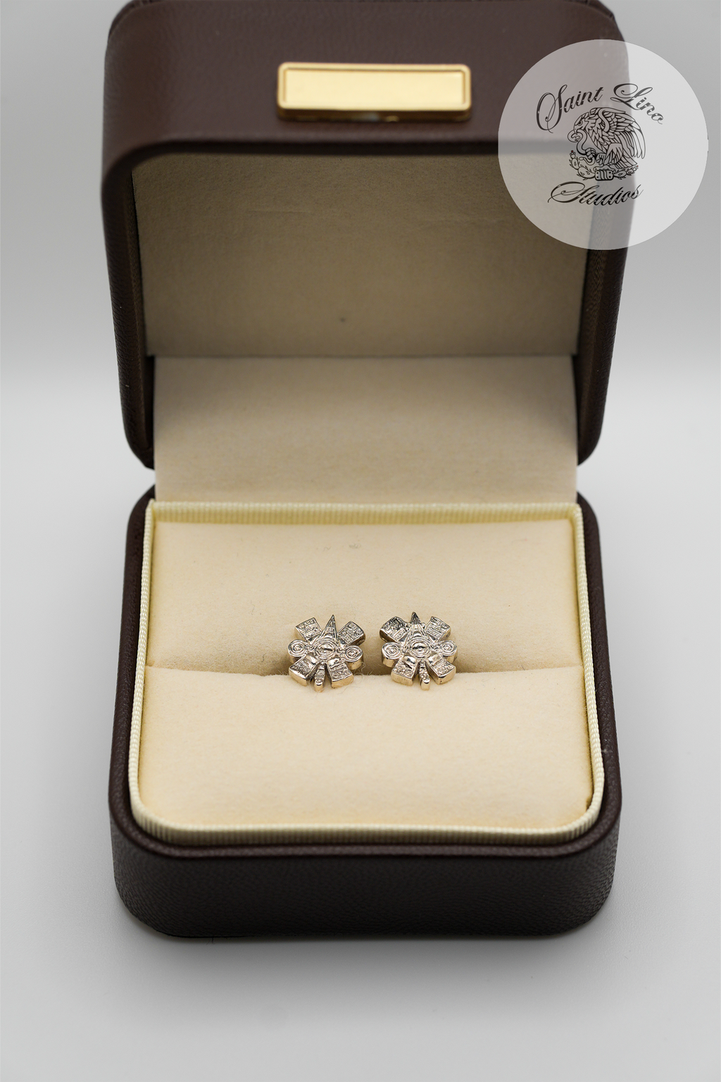 .925 Silver Eye of Ollin Earrings