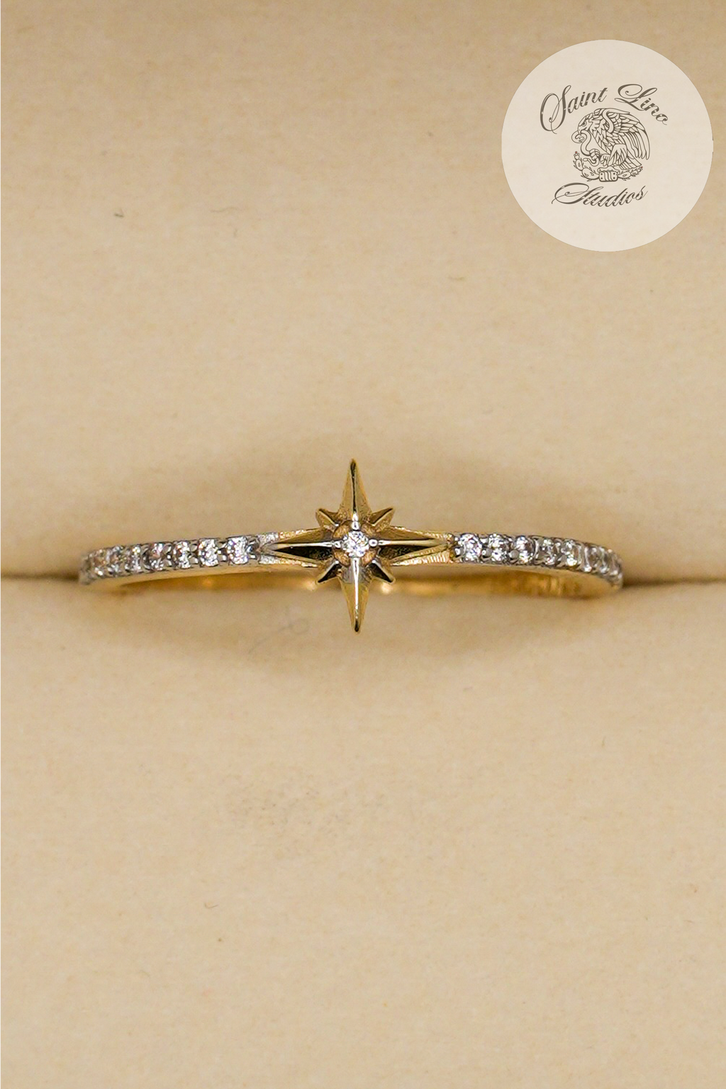 10k Starburst Ring